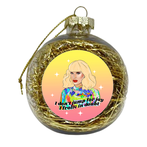 Katya Zamo - xmas bauble by The Queer Store