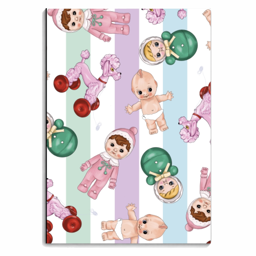 Kawaii Cute Print - personalised A4, A5, A6 notebook by Lucy Elliott