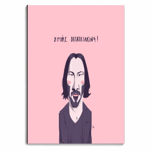 Keanu - personalised A4, A5, A6 notebook by Alexander Jackson