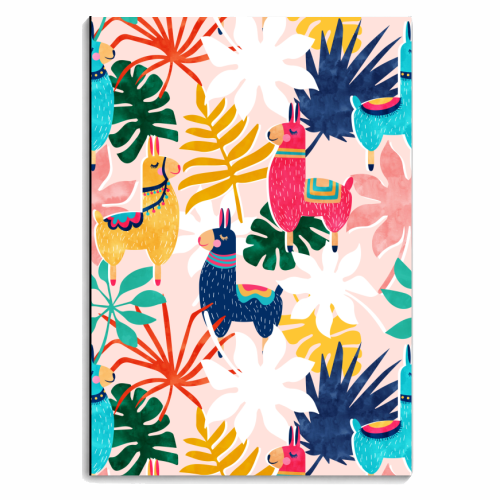 Keep Being Llamazing - personalised A4, A5, A6 notebook by Uma Prabhakar Gokhale