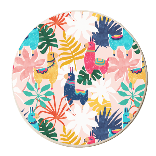 Keep Being Llamazing - personalised beer coaster by Uma Prabhakar Gokhale