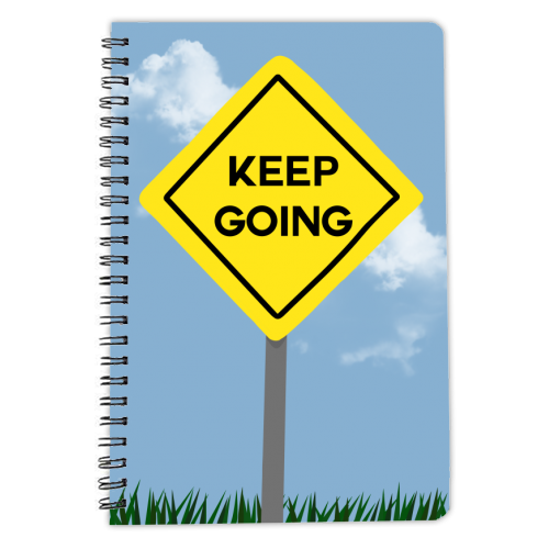 Keep Going - personalised A4, A5, A6 notebook by Pink and Pip