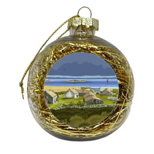 Keils, Isle of Jura - xmas bauble by Stephen Millership
