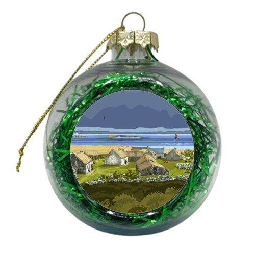 Keils, Isle of Jura - xmas bauble by Stephen Millership