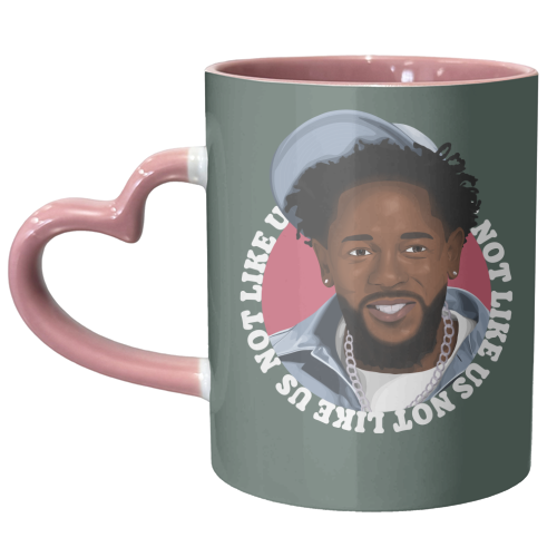 Kendrick Lamar Not Like Us - unique mug by Pink and Pip
