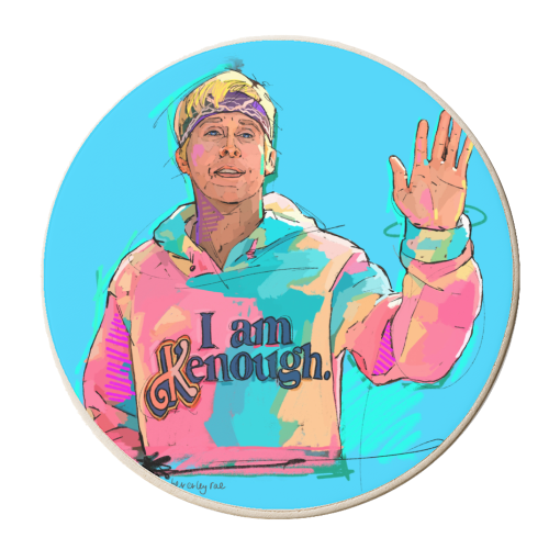 Kenough - personalised beer coaster by Beverley Rae