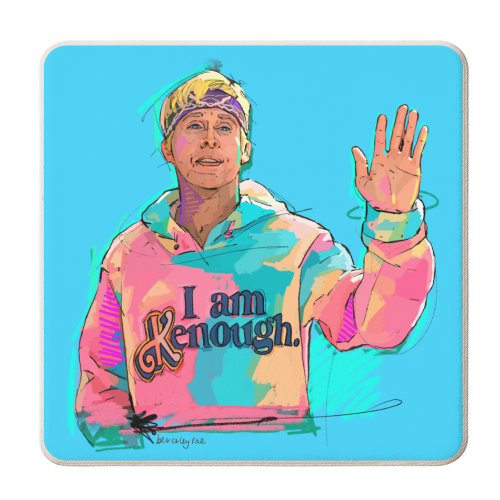 Kenough - personalised beer coaster by Beverley Rae