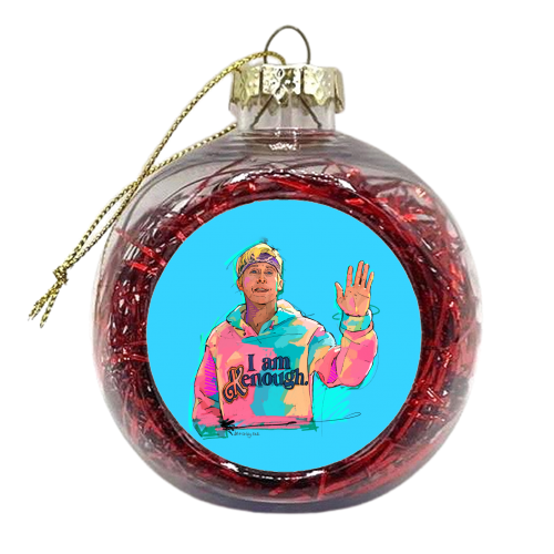 Kenough - xmas bauble by Beverley Rae