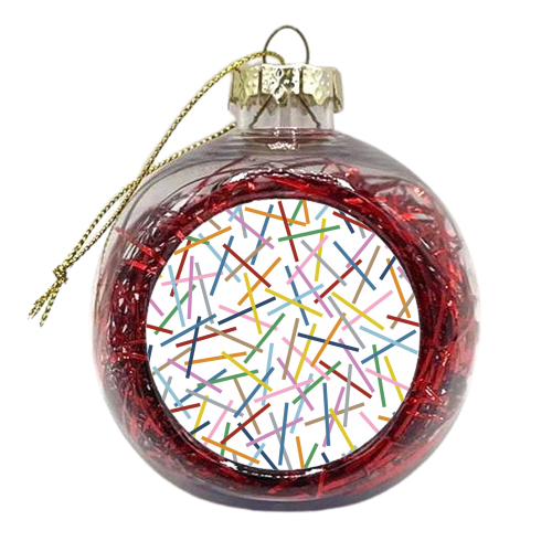 Kerplunk - xmas bauble by Emeline Tate