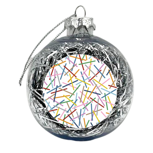 Kerplunk - xmas bauble by Emeline Tate