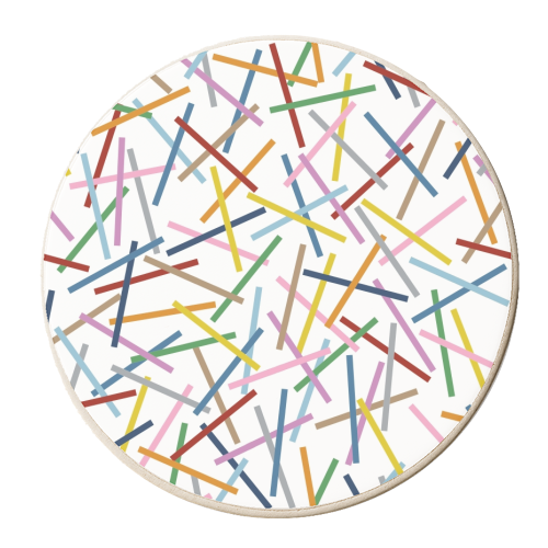 Kerplunk - personalised beer coaster by Emeline Tate