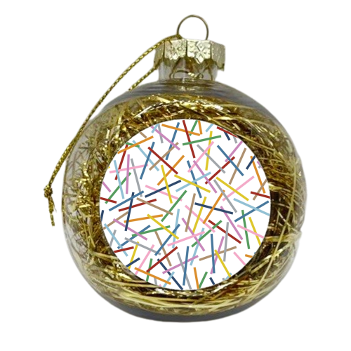 Kerplunk - xmas bauble by Emeline Tate