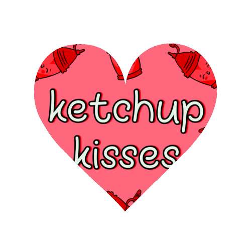 Ketchup Kisses | Tomato Sauce Lover | Cute - Magnet by Lisa Wardle