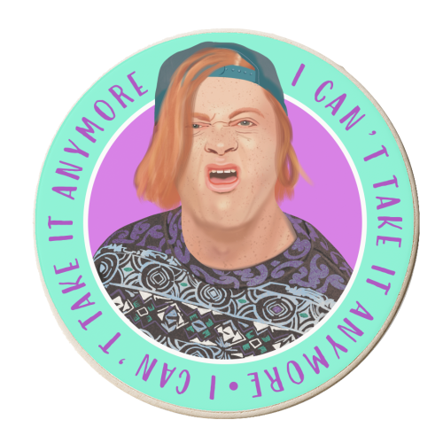 KEVIN - I CAN'T TAKE IT ANYMORE - personalised beer coaster by AbiGoLucky