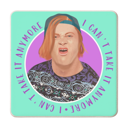 KEVIN - I CAN'T TAKE IT ANYMORE - personalised beer coaster by AbiGoLucky