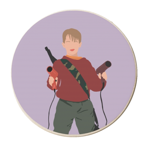 Kevin McCallister - personalised beer coaster by Cheryl Boland