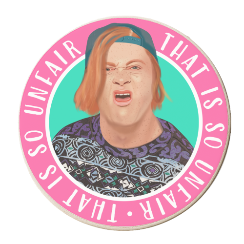 KEVIN - THAT IS SO UNFAIR - personalised beer coaster by AbiGoLucky