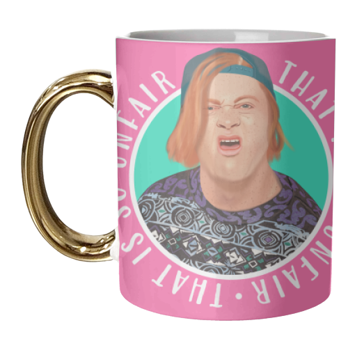 KEVIN - THAT IS SO UNFAIR - unique mug by AbiGoLucky