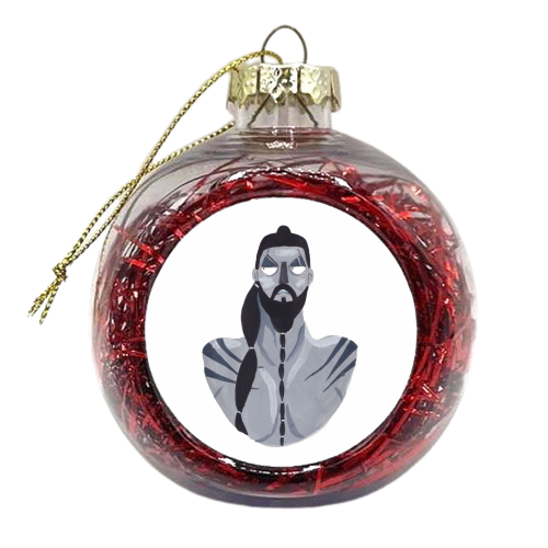 Khal Drogo - xmas bauble by Louisa kewell