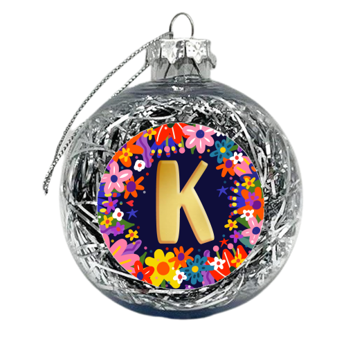 KICKING K - xmas bauble by Nichola Cowdery