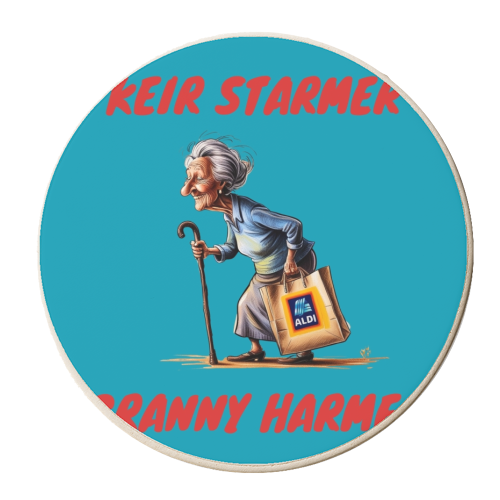 Kier Starmer - personalised beer coaster by Faith Mercer