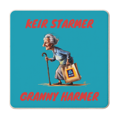 Kier Starmer - personalised beer coaster by Faith Mercer