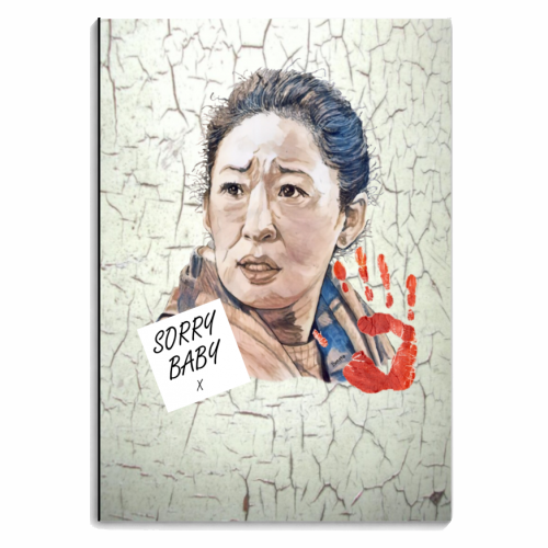 Killing Eve Theme 2 - Eve - personalised A4, A5, A6 notebook by Ivan Picknell