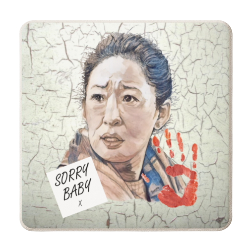 Killing Eve Theme 2 - Eve - personalised beer coaster by Ivan Picknell