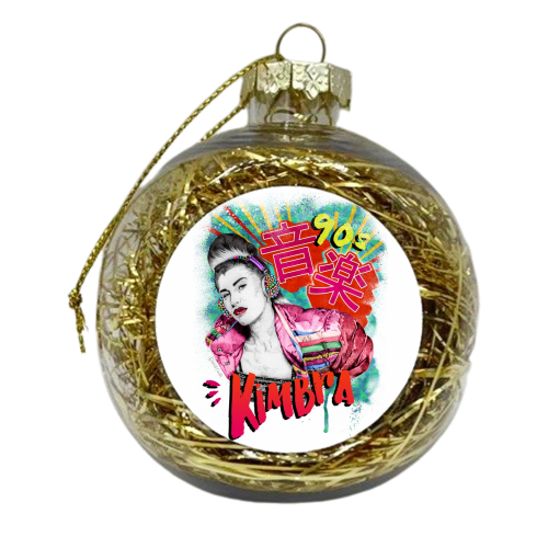 Kimbra - xmas bauble by Daniel Cash