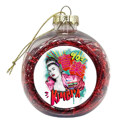 Kimbra - xmas bauble by Daniel Cash