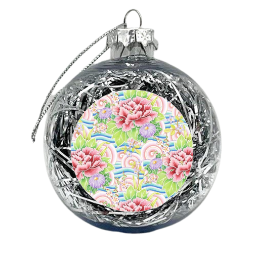 Kimono Bouquet - xmas bauble by Patricia Shea
