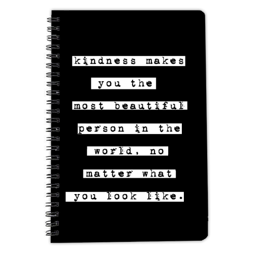 Kindness - personalised A4, A5, A6 notebook by Pink and Pip