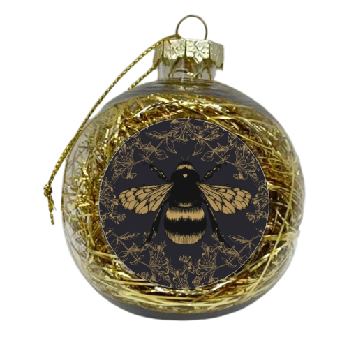 King Bee - xmas bauble by Eleanor Soper