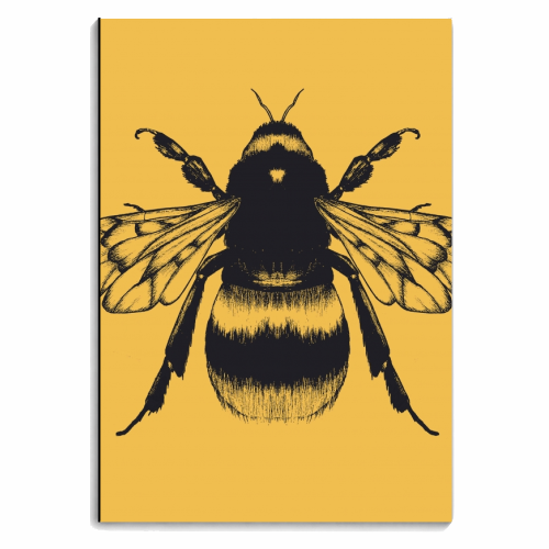 King Bee Spicy Mustard - personalised A4, A5, A6 notebook by Eleanor Soper