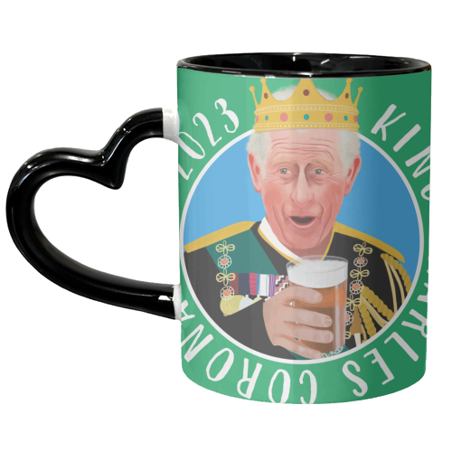 King Charles Coronation - unique mug by AbiGoLucky