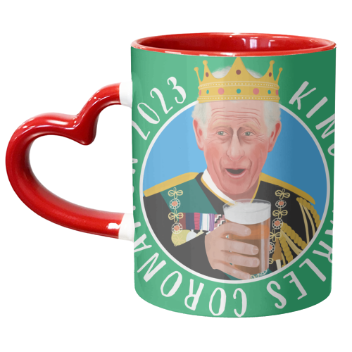 King Charles Coronation - unique mug by AbiGoLucky
