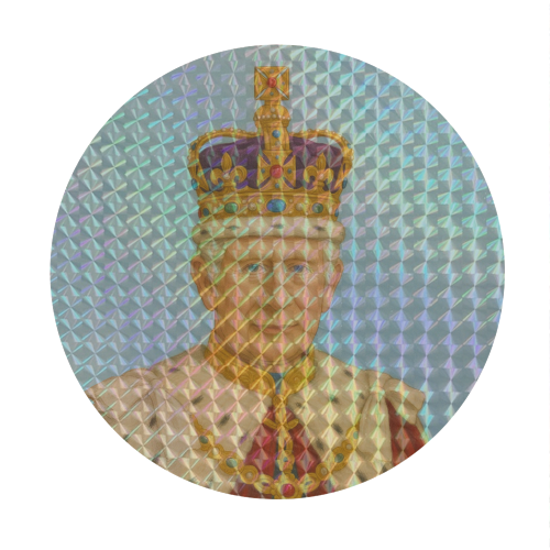 King Charles III - Circle Sticker by AP