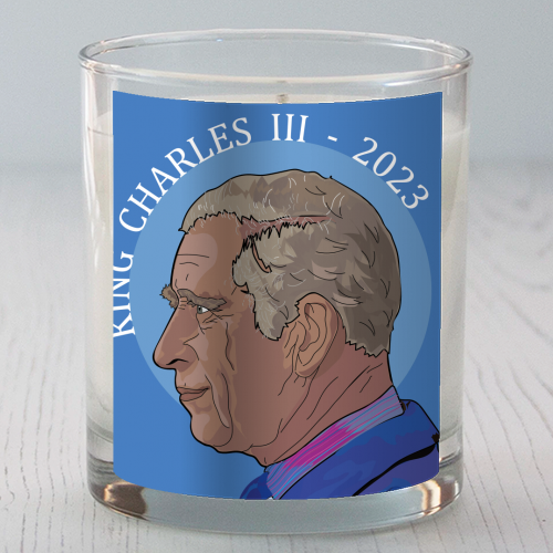 King Charles III Coronation 2023 Collection - scented candle by Catherine Critchley.