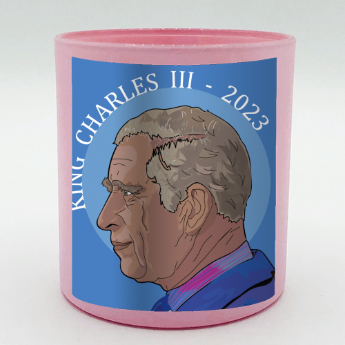 King Charles III Coronation 2023 Collection - scented candle by Catherine Critchley.