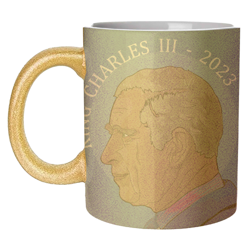 King Charles III Coronation 2023 Collection - unique mug by Catherine Critchley.