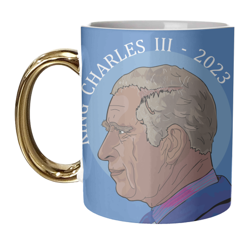 King Charles III Coronation 2023 Collection - unique mug by Catherine Critchley.