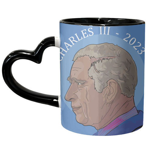King Charles III Coronation 2023 Collection - unique mug by Catherine Critchley.