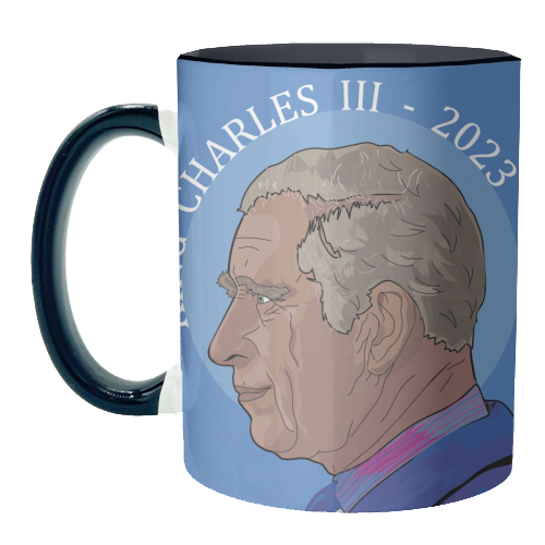 King Charles III Coronation 2023 Collection - unique mug by Catherine Critchley.