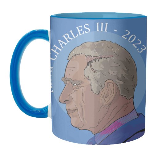 King Charles III Coronation 2023 Collection - unique mug by Catherine Critchley.