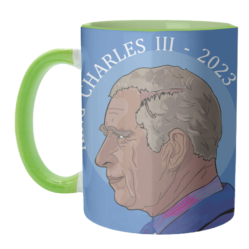King Charles III Coronation 2023 Collection - unique mug by Catherine Critchley.