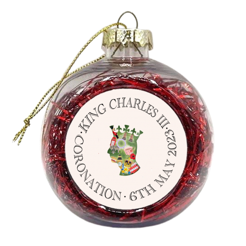 KING CHARLES III CORONATION - xmas bauble by Wallace Elizabeth