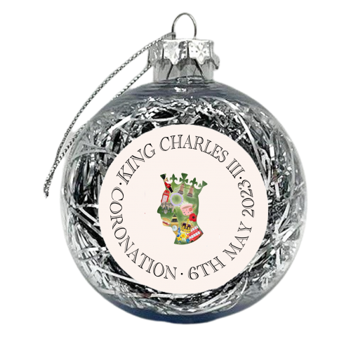 KING CHARLES III CORONATION - xmas bauble by Wallace Elizabeth