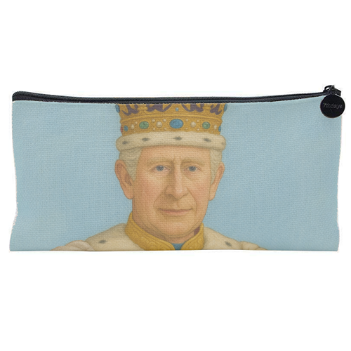 King Charles III - flat pencil case by AP