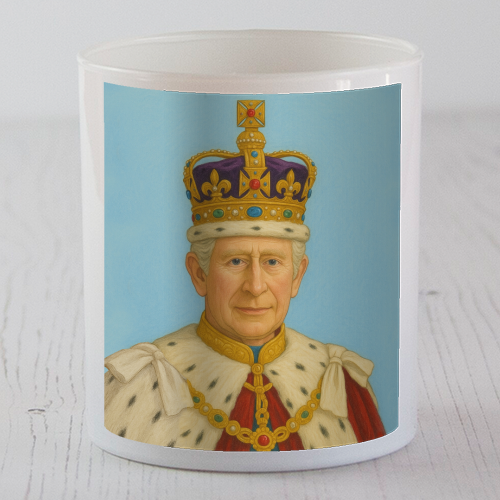 King Charles III - scented candle by AP