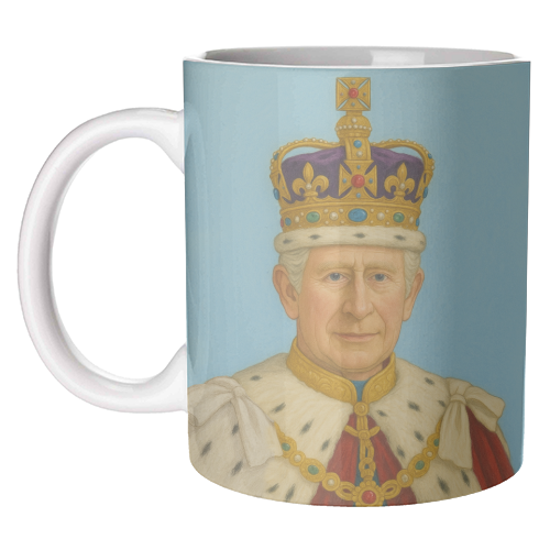 King Charles III - unique mug by AP
